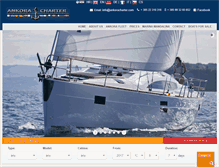 Tablet Screenshot of ankoracharter.com